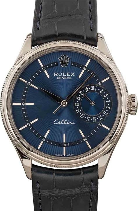 rolex cellini blu|rolex cellini pre owned.